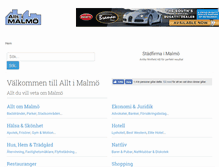Tablet Screenshot of alltimalmo.se